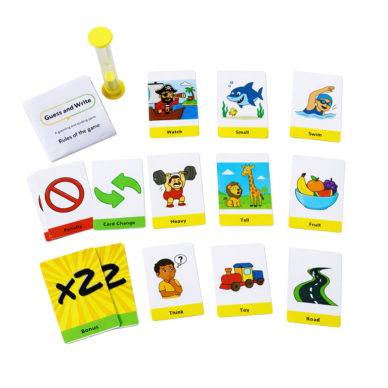 Guess and Write - box content