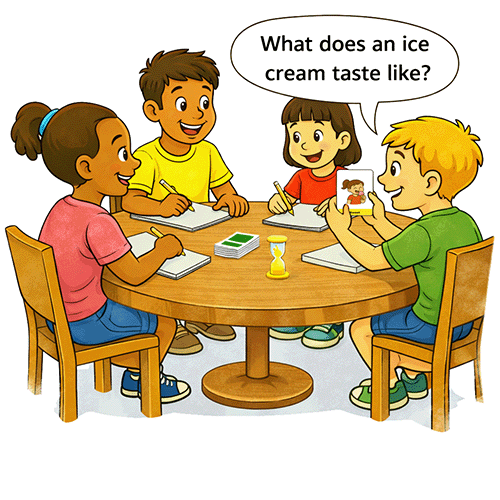 A player asks a question